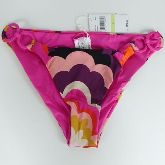 Trina Turk Womens Fan Faire Hipster Swim Bottom Size 4 - Picture 1 of 7